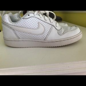 White air force 1’s